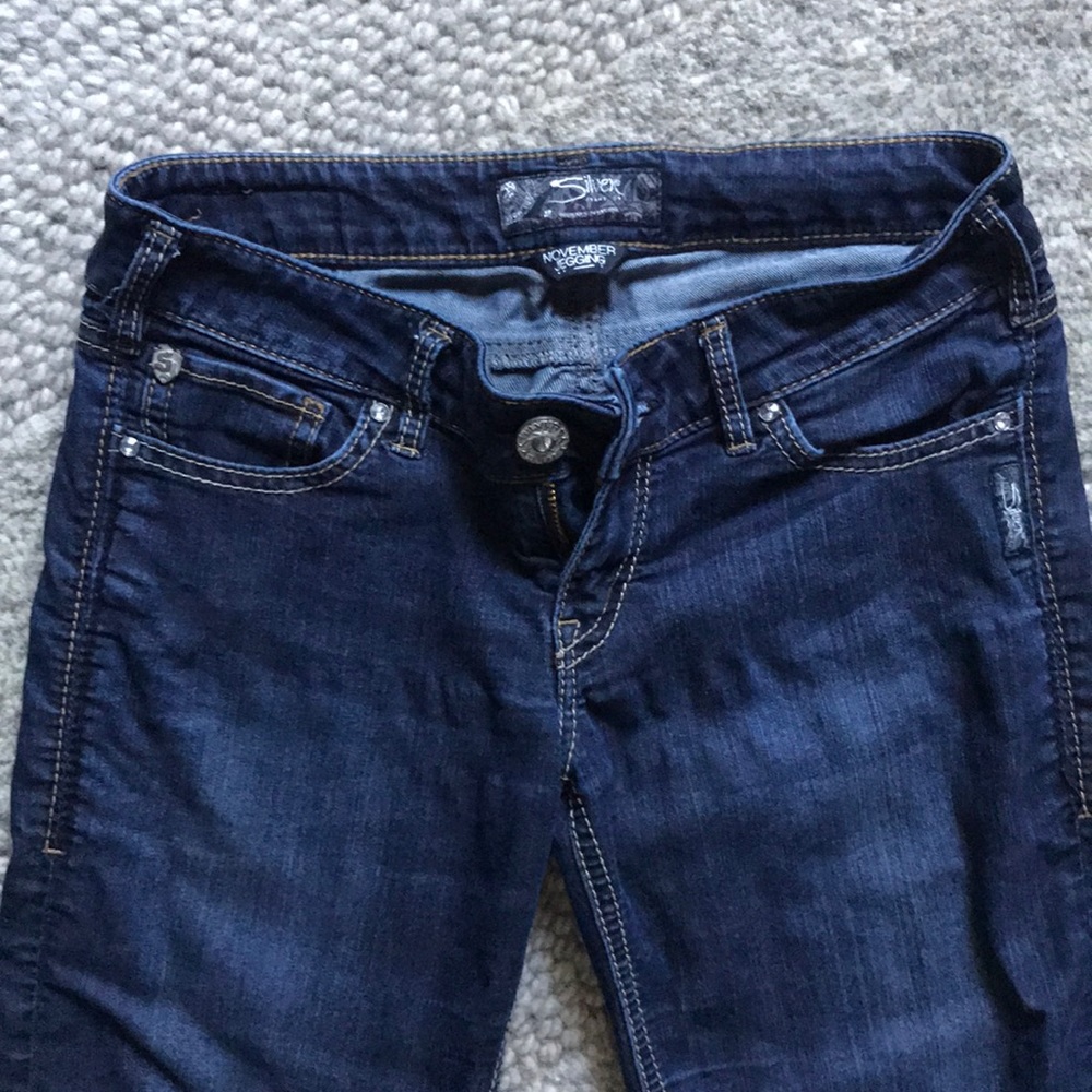 Silver November Jegging Size 28